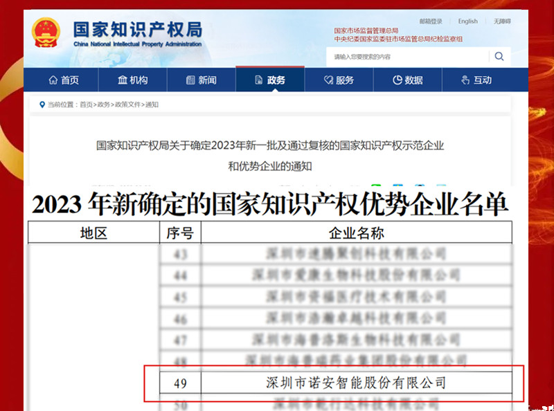 爱游戏体育·（AYX）官方网站 - AYX SPORTS
获评“2023年度新一批国家知识产权优势企业”
